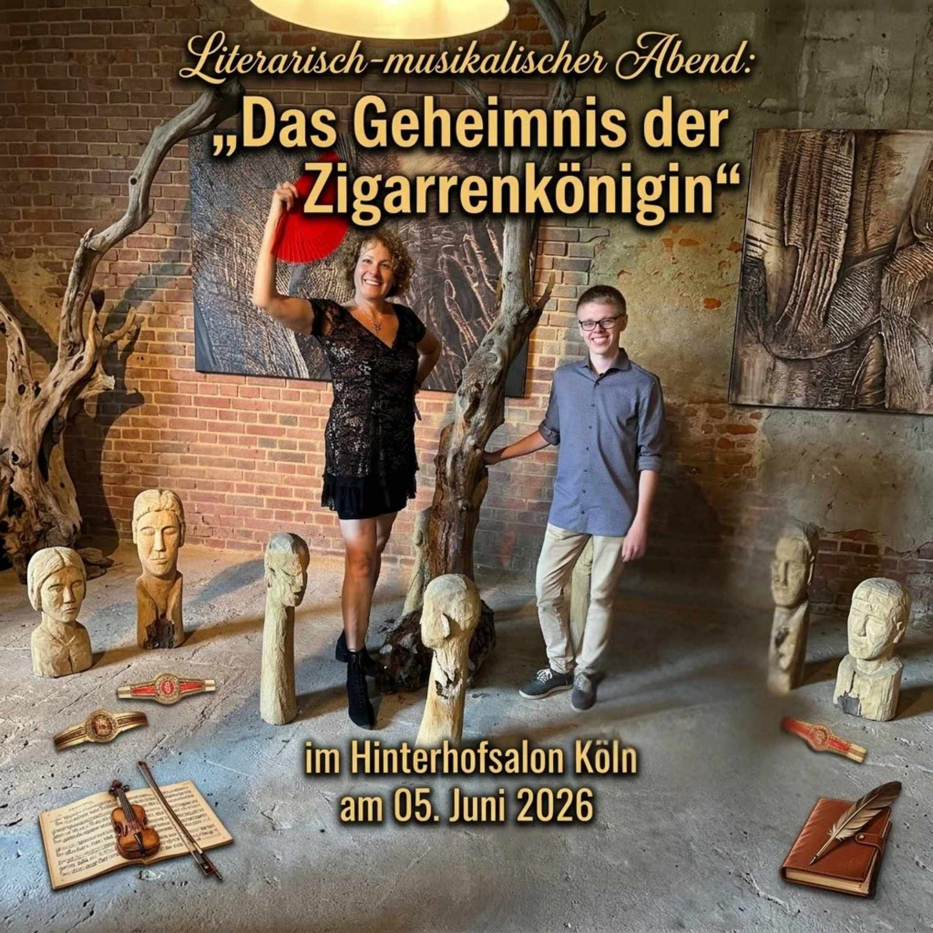 Konzert und Tanzveranstaltung Vive la Bohème - Hommage an die 1920er Jahre mit dem Duo Las Galanas, Tribute an Marlene Dietrich und wilde Diven der Goldenen Zwanziger, Sonntagnachmittag mit Klaviermusik, Gesang und Elektroswing-Tanz, 25 Euro inklusive Tee und Törtchen